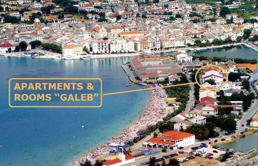Villa Galeb Pag - At The Main Beach Pag Town Kültér fotó